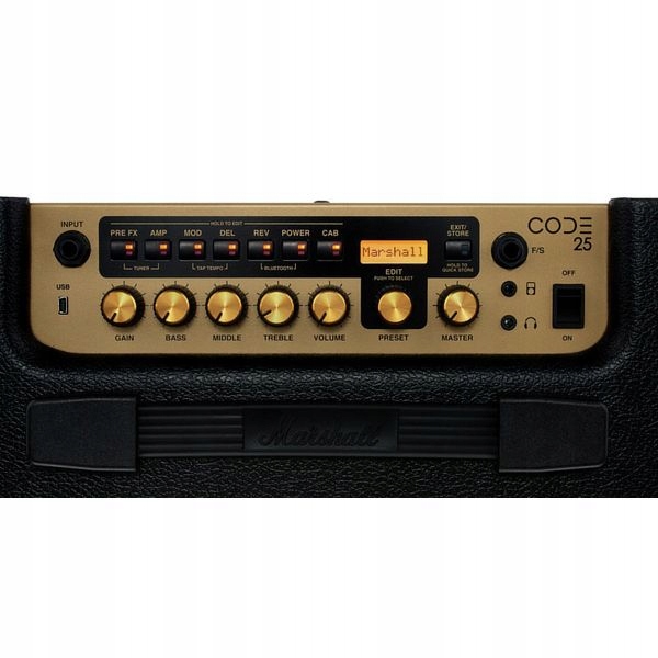 Wzmacniacz gitarowy Marshall Code 25 multiefekt 25W Kod producenta CODE-25