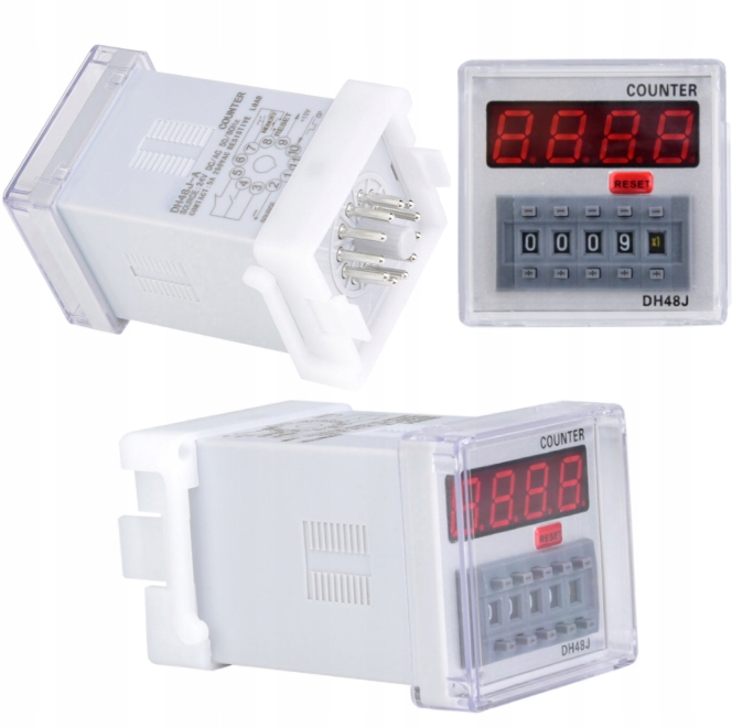 ЦИФРОВОЙ ИМПУЛЬСНЫЙ СЧЕТЧИК DH48J-A 24V 11-PIN