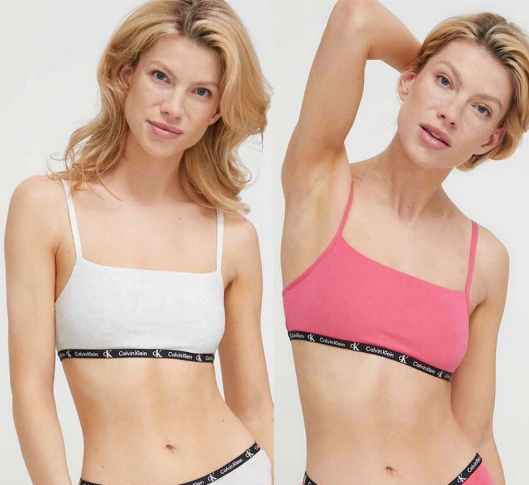 Podprsenka Top Braletka Calvin Klein 40 L 2ks
