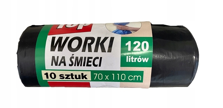 

Worki na śmieci Top czarne 120 L 10szt.