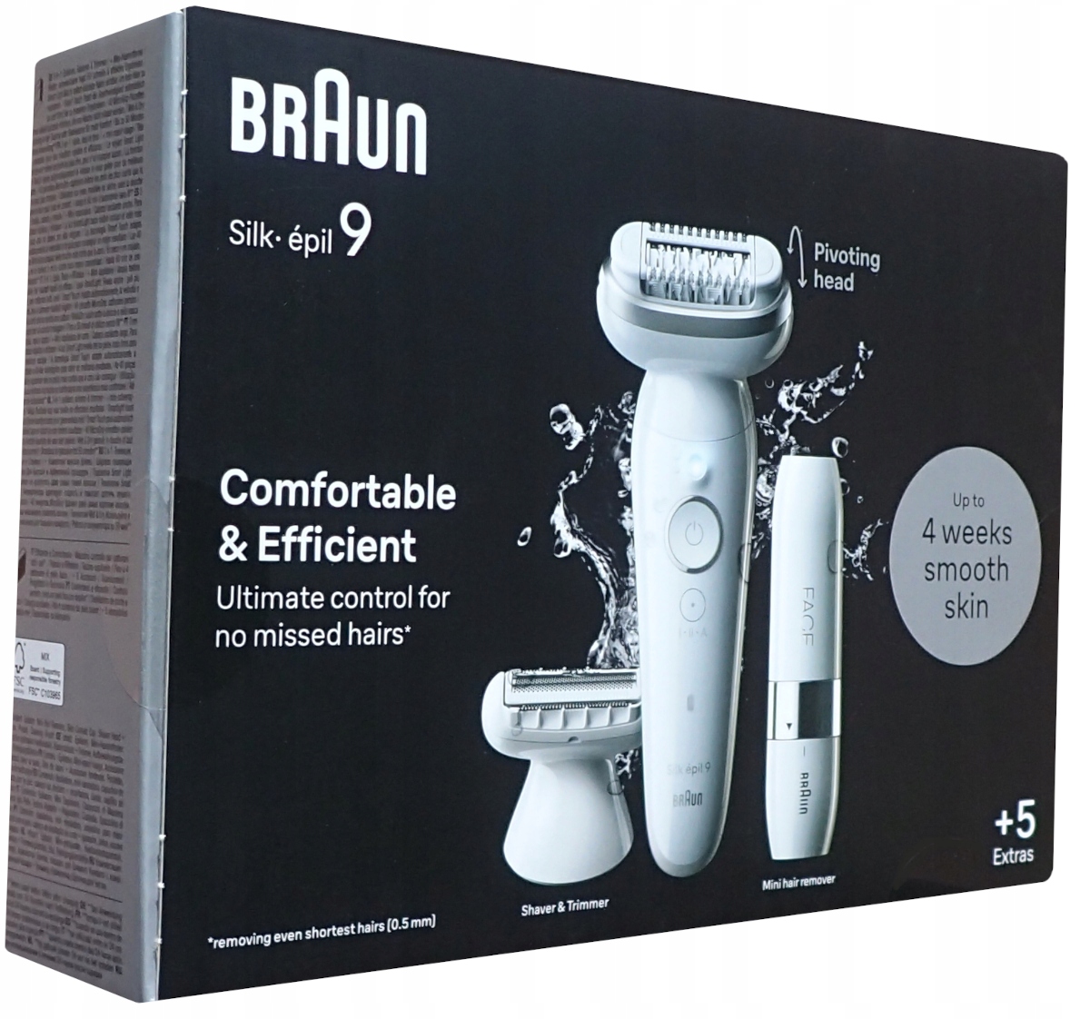 Depilátor Holicí Strojek na bikiny a nohy Face Mini Braun Silk-Epil 9-341