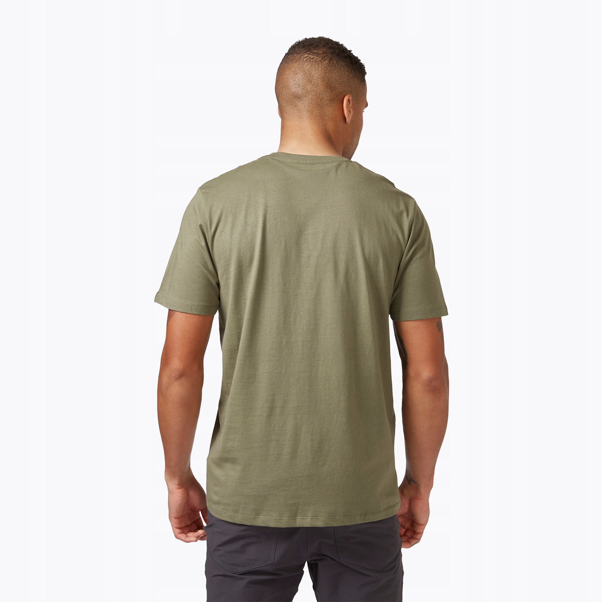 Koszulka męska Rab Stance Logo light khaki M Płeć mężczyzna