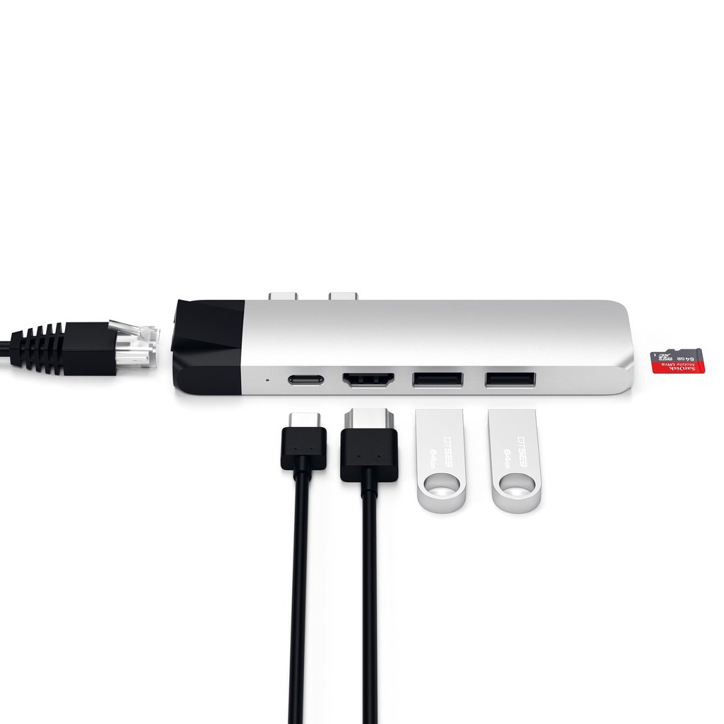 SATECHI Type-C Pro Hub Adapter Ethernet do Macbook Marka Satechi