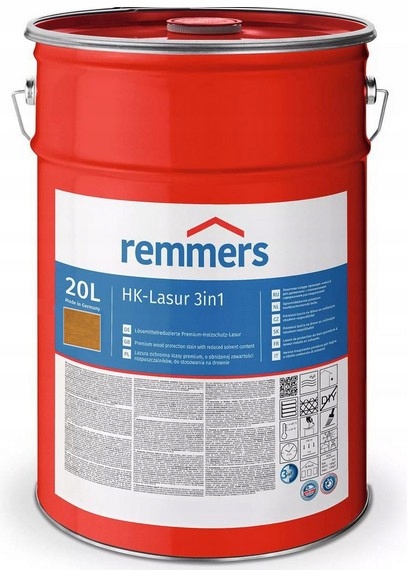 Remmers Hk Lasur impregnat lazurujący 20,0l kolor dąb rustykal