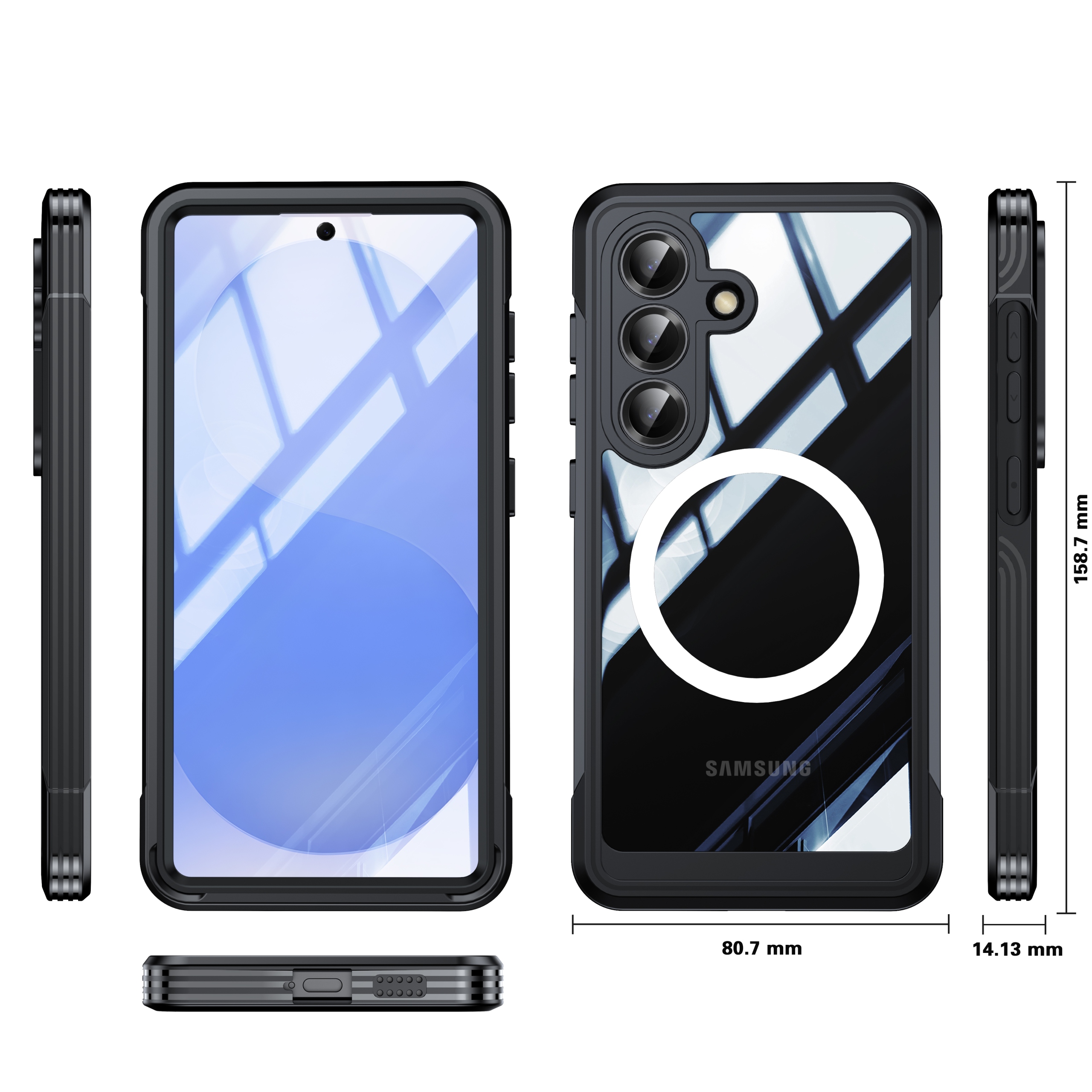 Exoguard Case Etui 360° Magsafe Wytrzymała Obudowa Samsung Galaxy S26