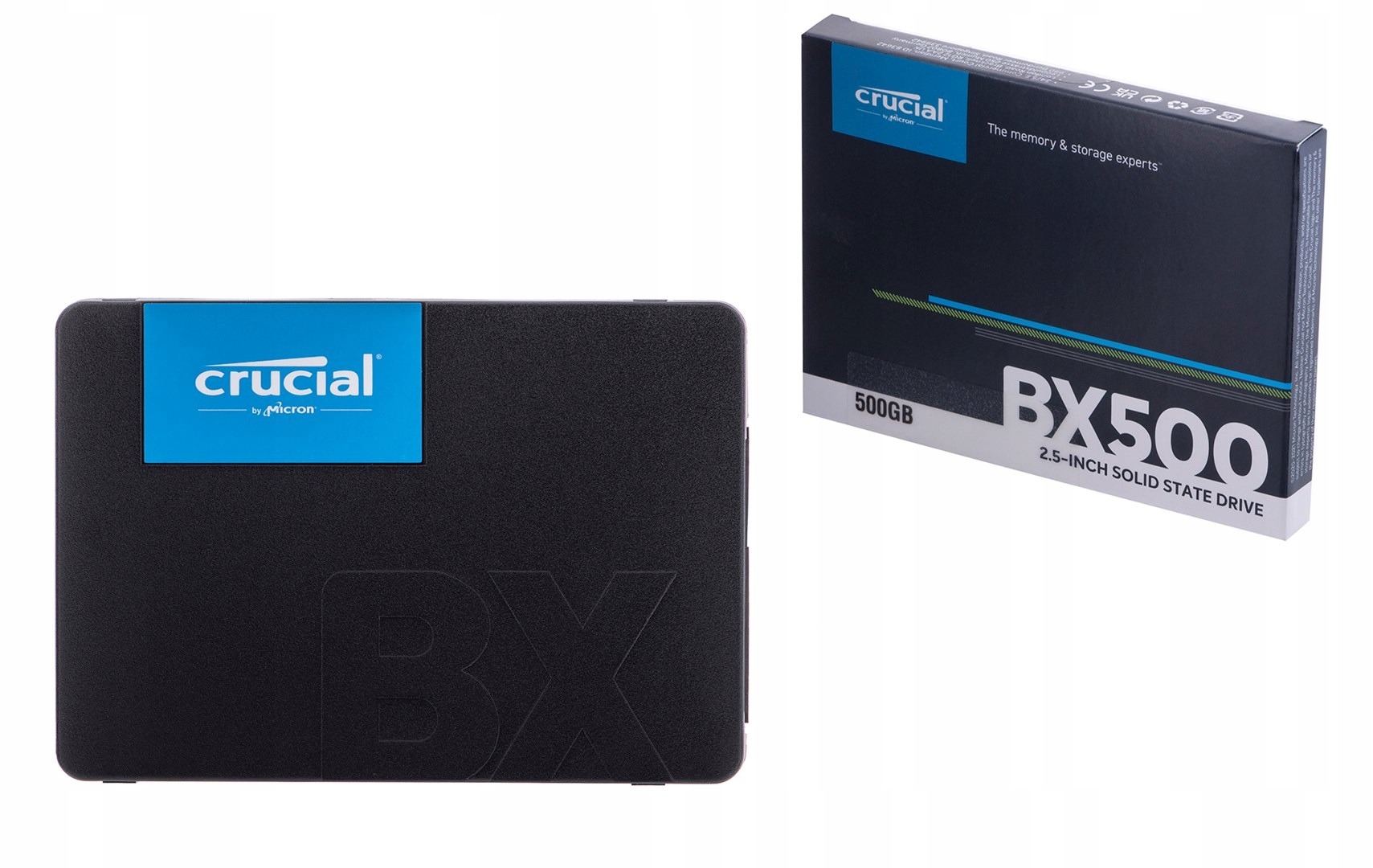 Crucial BX500 500GB 3D Nand Sata 2.5 Ssd