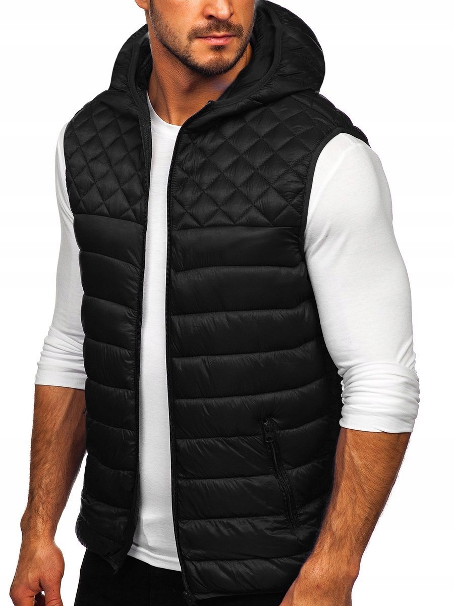 

Bezrękawnik Kamizelka Czarna HDL88003 DENLEY_2XL