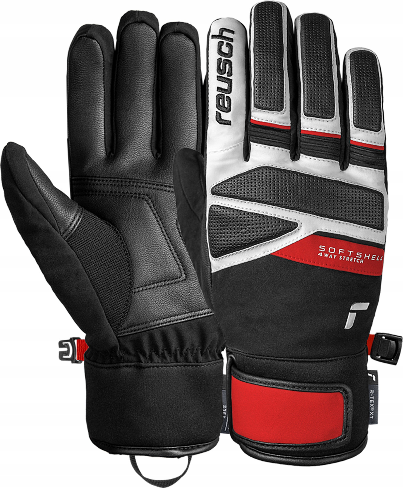 Rękawice Narciarskie Reusch Thunder R-tex Xt Rozmiar: 8 M black/white/red