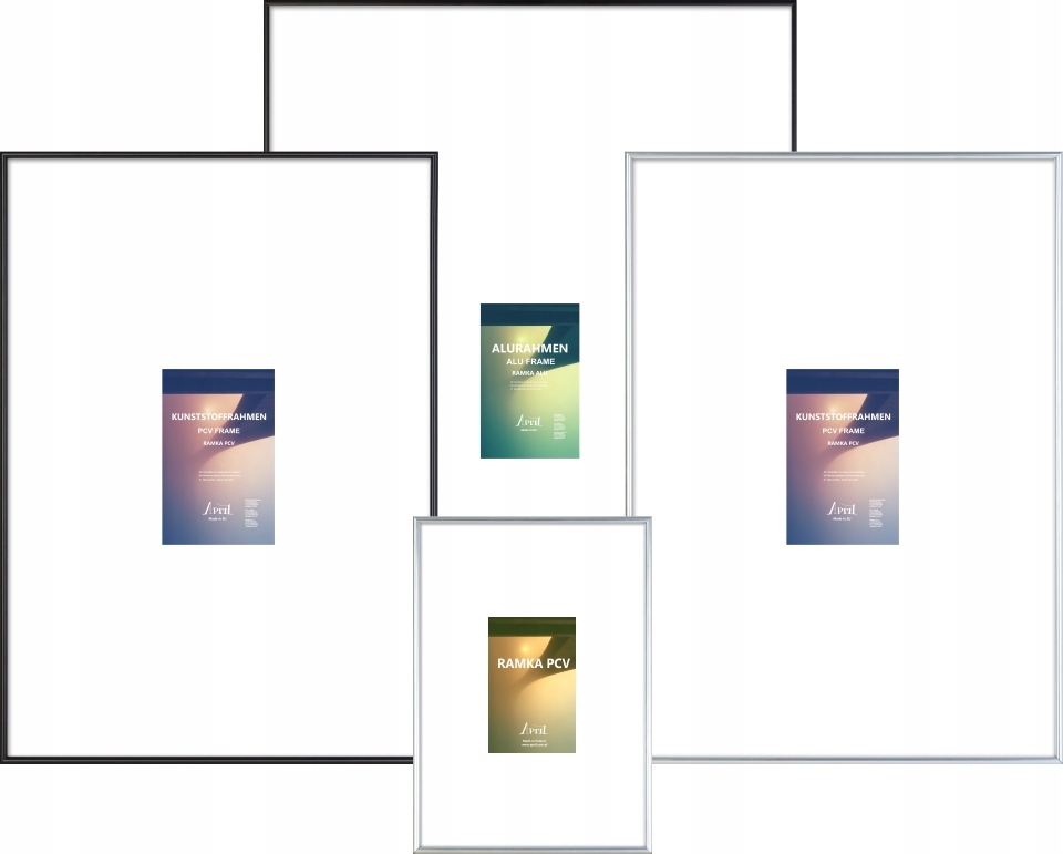 Ramka PCV 40x50 czarna (RA19) Marka April