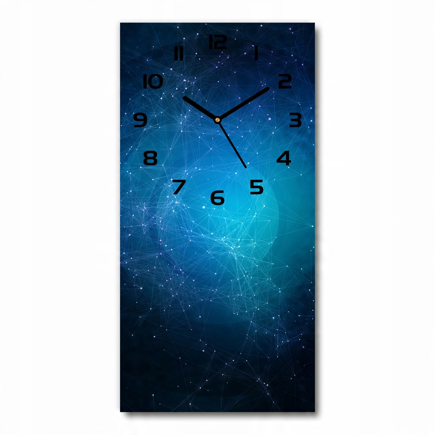 

Pionowy cichy zegar ścienny Gwiazdozbiór 30x60 cm