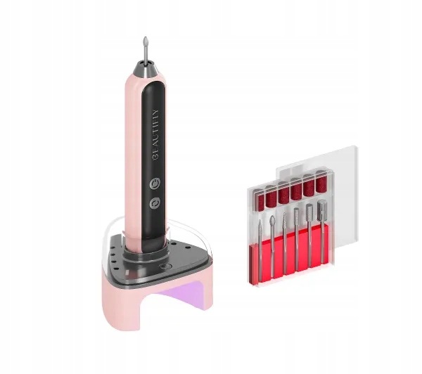 Frezarka do Paznokci Beautifly NailFusion 35000obr Bezprzewodowa Lampa Uv