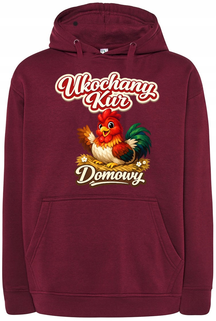 Mikina s kapucí Milovaný Kur Domácí Dárek Pro něj vel. S