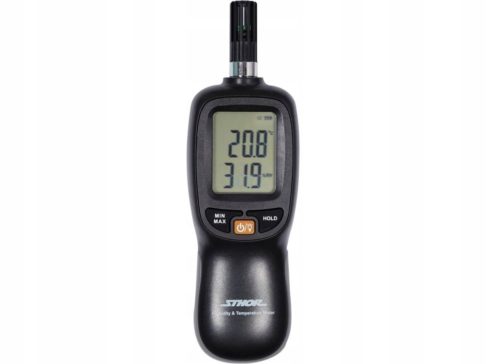 HIGROMETR MIERNIK WILGOTNOŚĆ TEMPERATURA POWIETRZA Marka Sthor