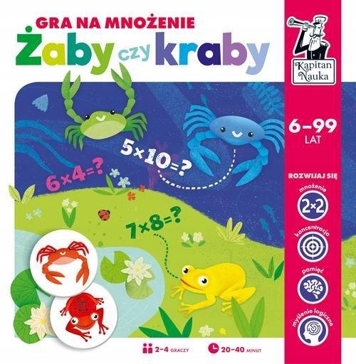 

Kapitan Nauka. Żaby czy kraby Gra na mnożenie