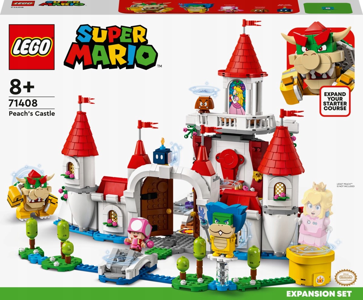 Lego Mario 71408 Hrad Peach