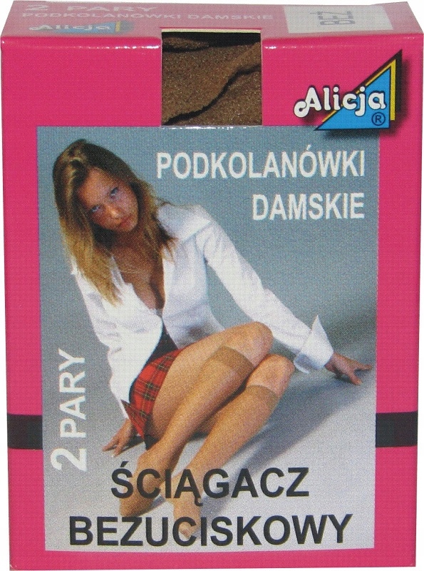

Alicja Podkolanówki Beż Beżowe