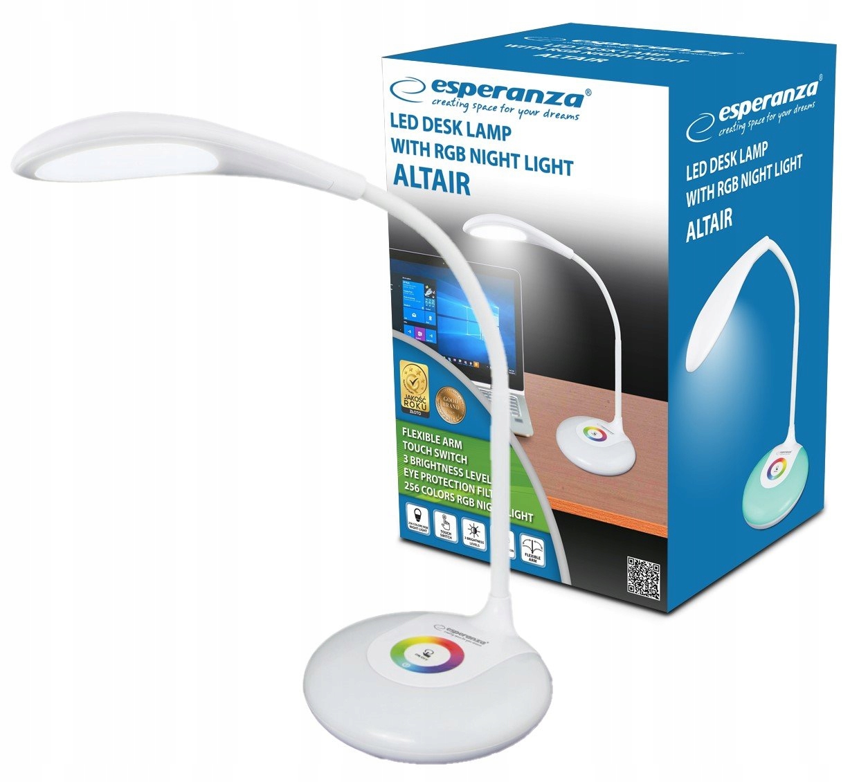 

Lampka Led Biurkowa Lampa Na Biurko 256 Kolor Rgb