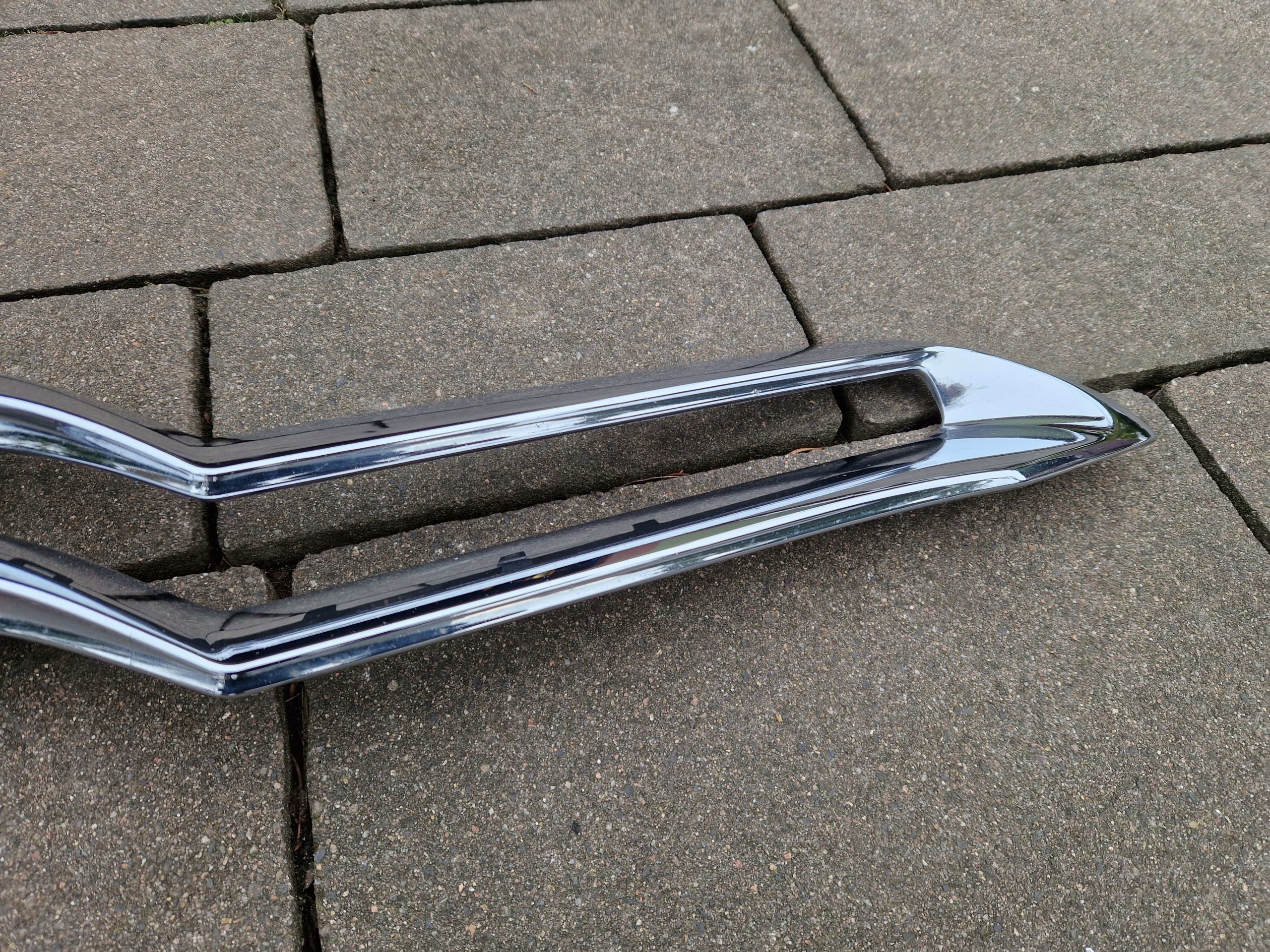 CITROEN DS4 хром решетка бампера переднего 9688184677 11-2015