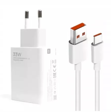 Oryginalna Ładowarka Sieciowa XIAOMI MDY-11-EZ kabel TYP-C 6A 33W Turbo
