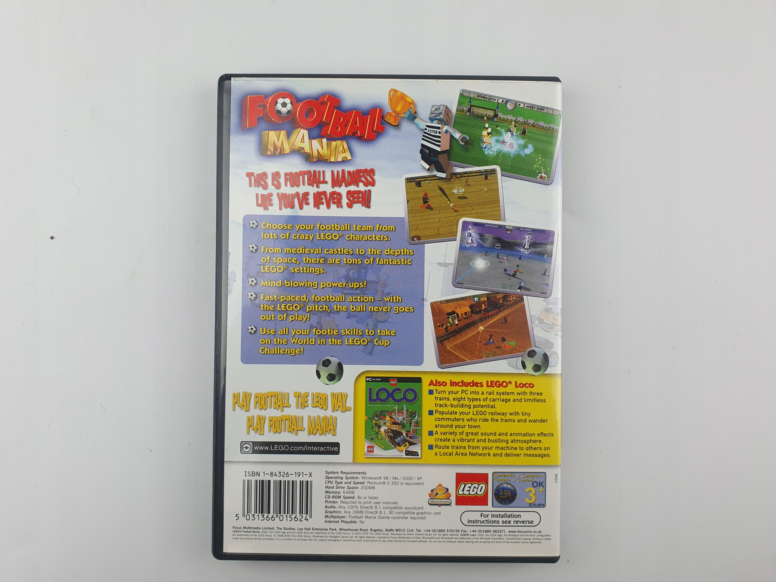 Lego Football Mania Lego Loco PC Stan: Używany