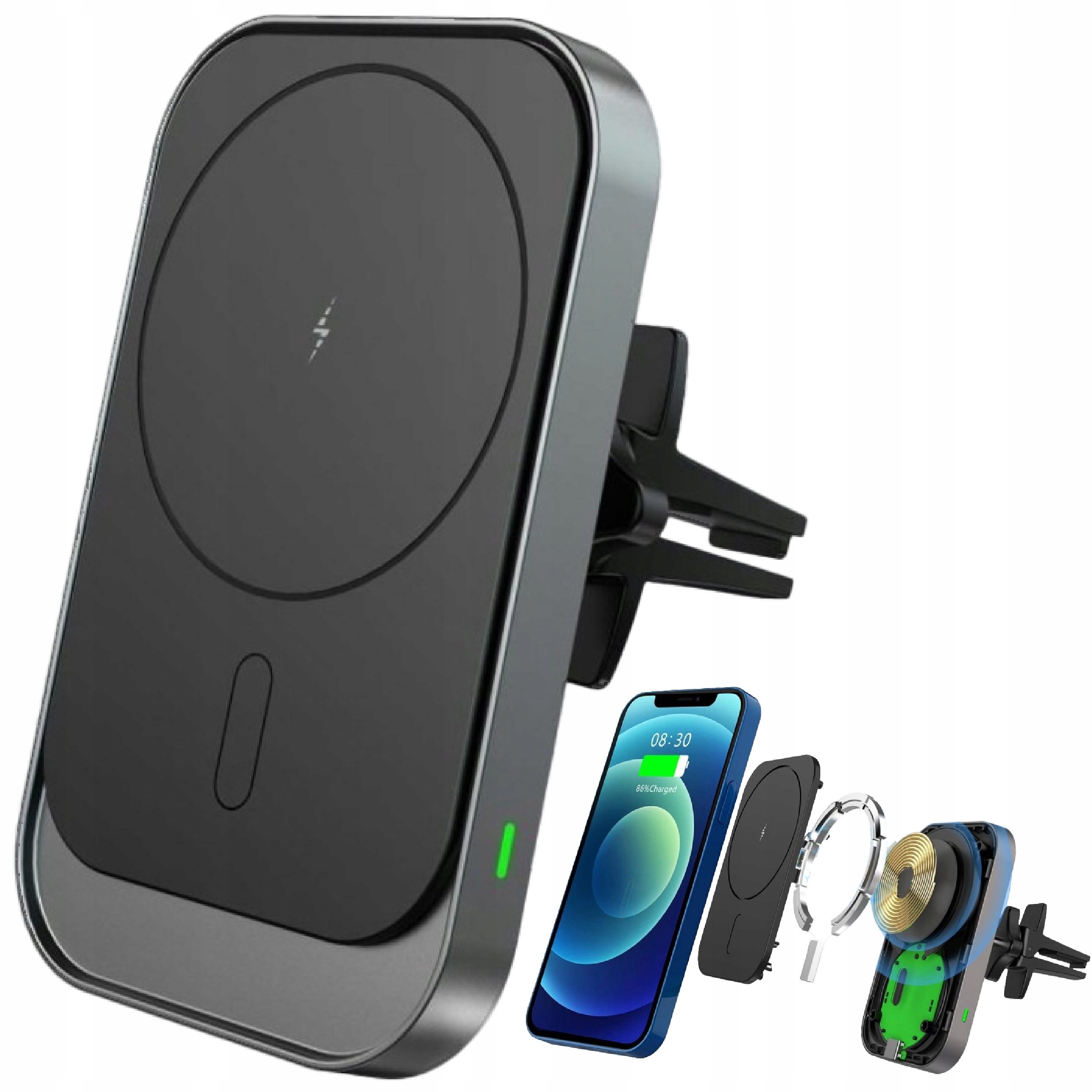 Držák Do Auta S Indukční Nabíječkou Magsafe Pro Iphone 13 14 15 16 17