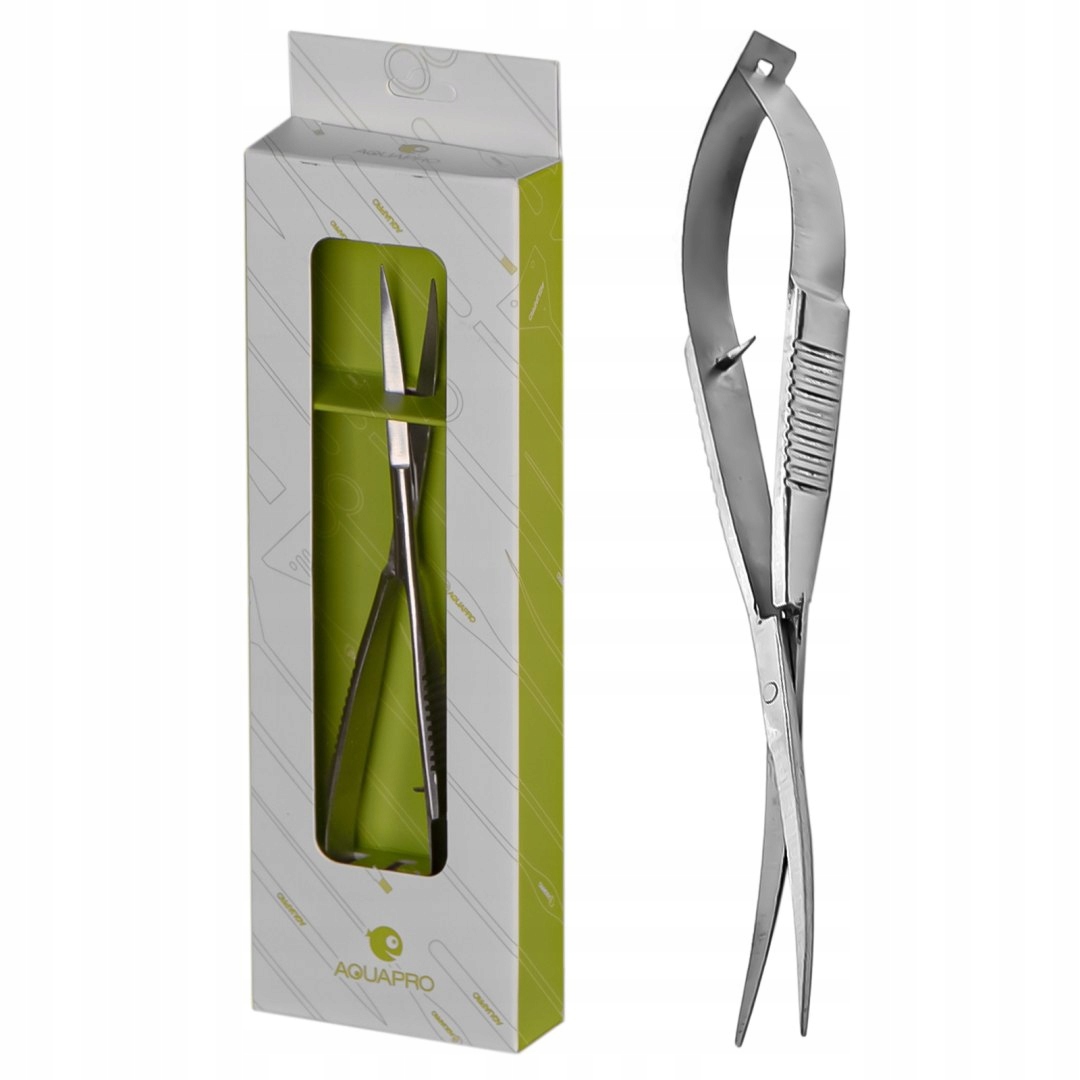 Levně Aquapro akvarijní nůžky zahnuté 16cm