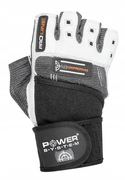 Power-system Rękawiczki No Compro-white Grey-xs