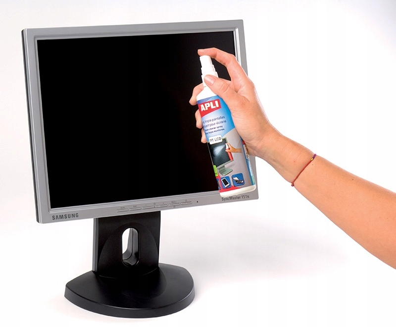 Spray do czyszczenia ekranów TFT/LCD APLI 250ml Producent Apli