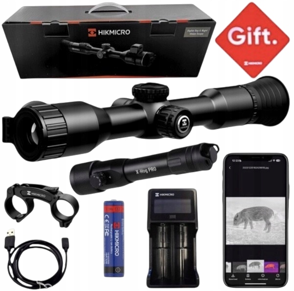 Noční vidění Hikmicro Alpex A40E 4K Lite +X-hog Pro v2 Led 940/850