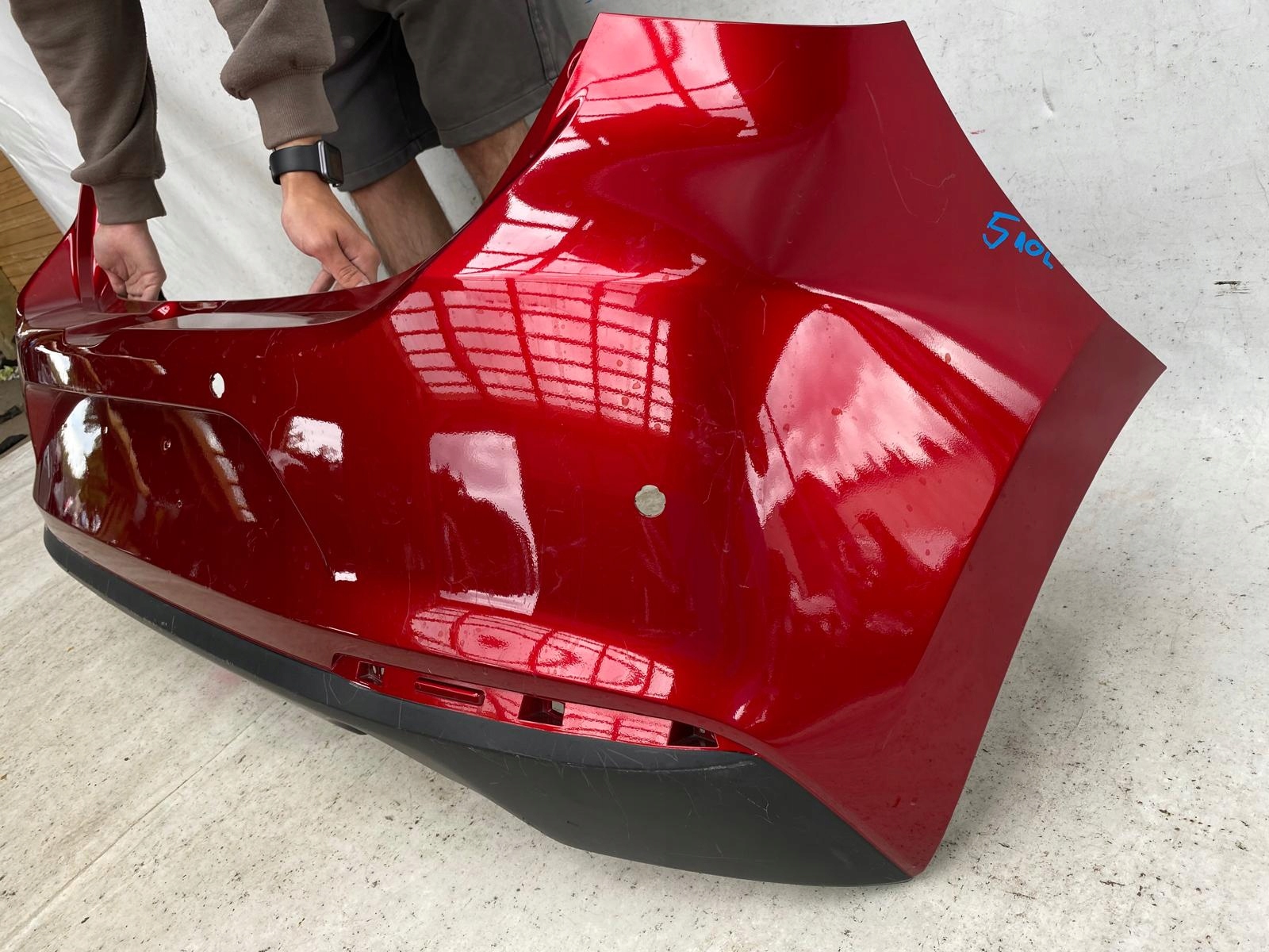 MAZDA 2 III LIFT 19-23 bumper rear part rear PDC DHM1-50221