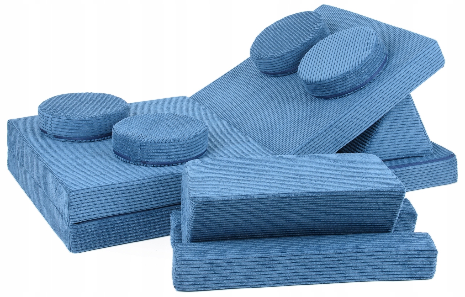 VELINDA POLSKA DAUGIAFUNKCINĖ MODULINĖ SOFA VAIKAMS IŠ PUTPLASTMO BLOKŲ Prekės ženklas be prekės ženklo