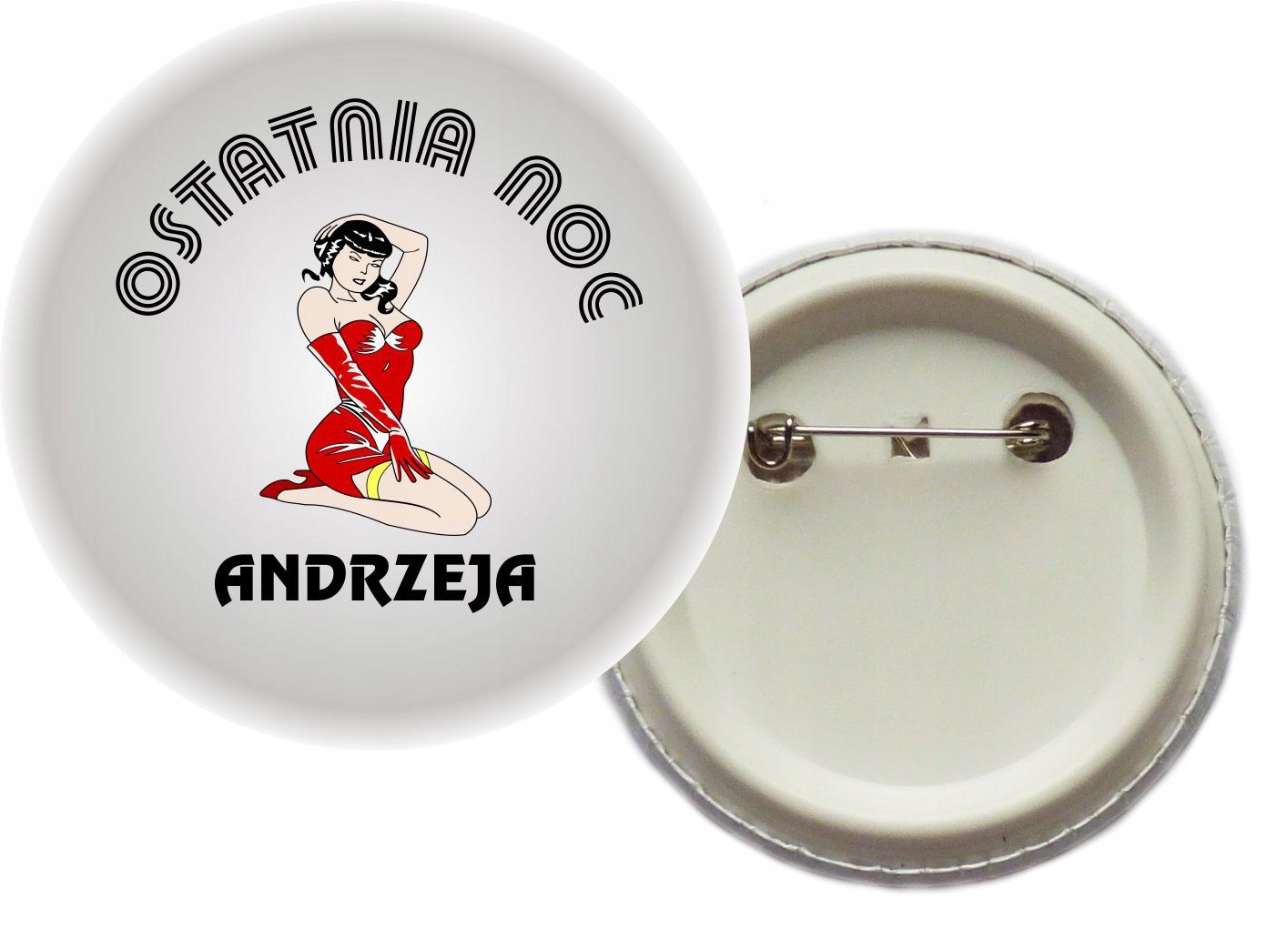 

Wieczór Kawalerski Button Przypinki śr. 58mm