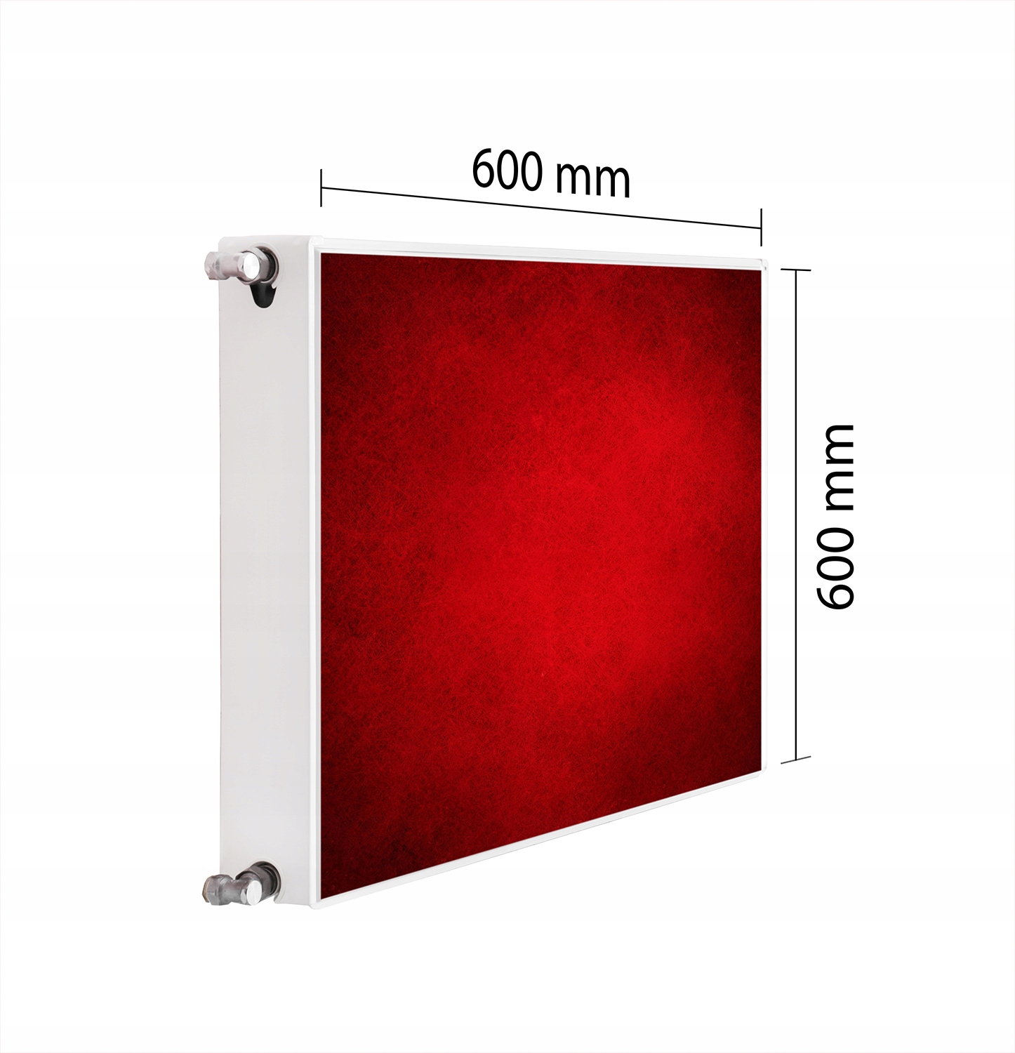 Magnetická Krytka Na Radiátor 60x60 Červená Podložka Magnet