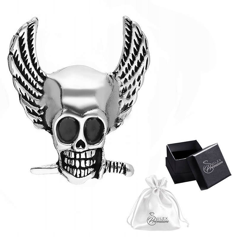 Přívěsek Přívěsek stříbro 925 Lebka S Křídly