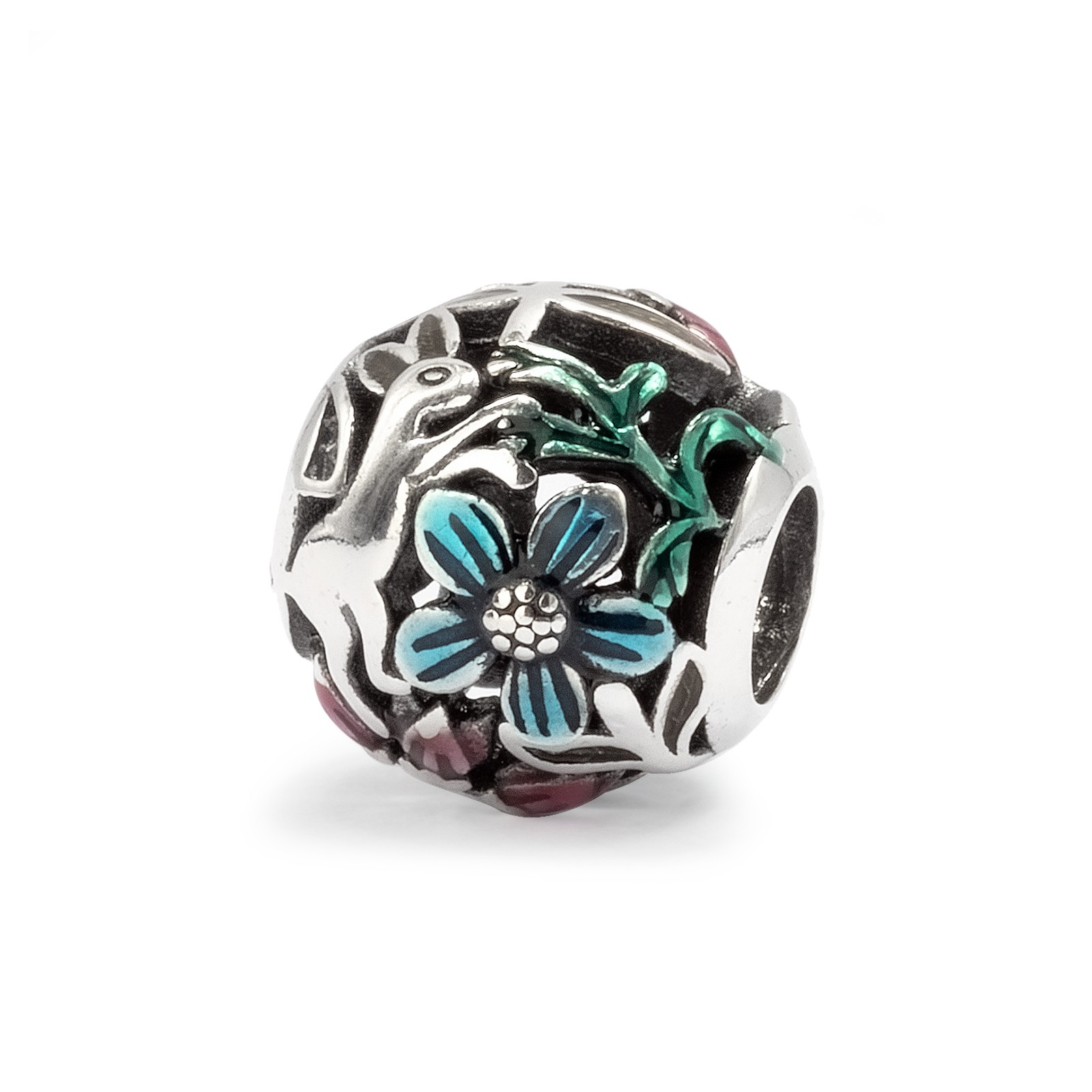 Stříbrný přívěsek 925 Reple in Flower Charms