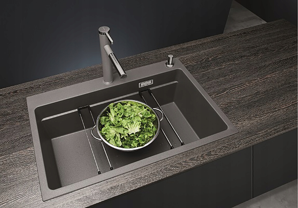 Zlew Blanco Etagon 8 antracyt 525177 korek autom. Marka inna