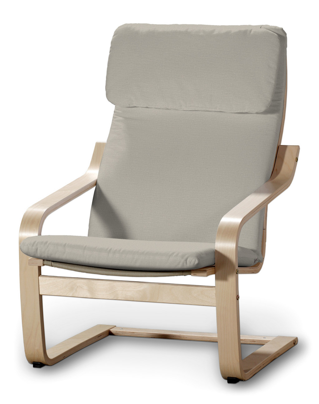 Dekoria Polštář na křeslo Poäng Ikea šedý