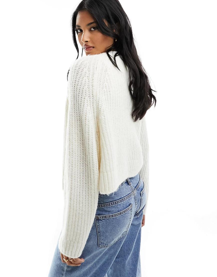 STRADIVARIUS ROZPINANY SWETER ZAMEK OKRĄGŁY DEKOLT 0XZ NH8__M Marka Stradivarius