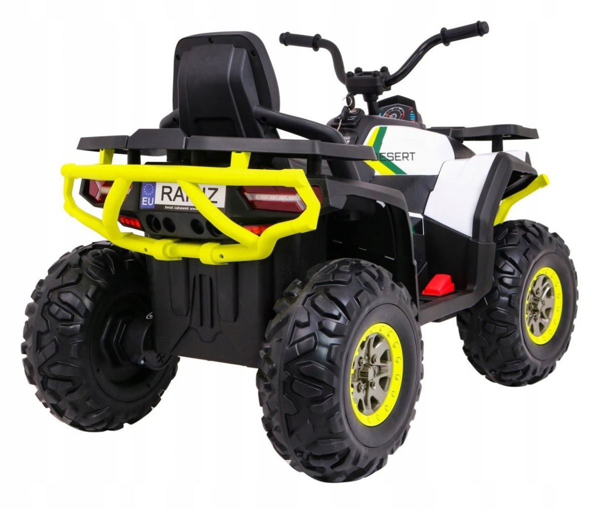 Quad na akumulator XMX607 ATV 4x4 180 Watt Pilot Biały Kolor Biały