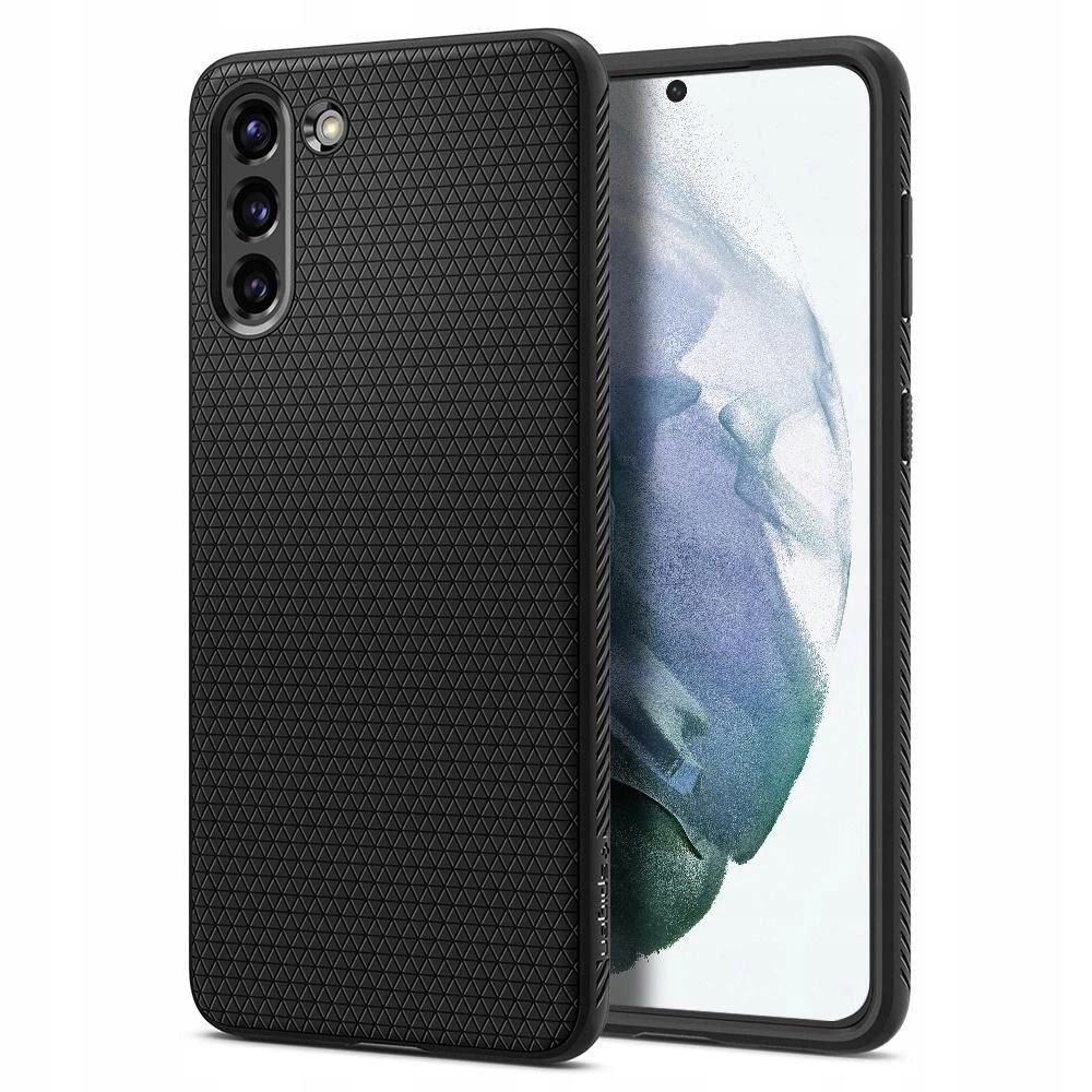 Etui Spigen Liquid Air na Samsung Galaxy S21 czarny mat