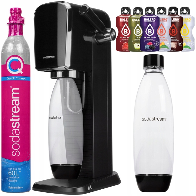 Výrobník Sody Sodastream Art Sifon Sada Na Plynování Vody Příslušenství