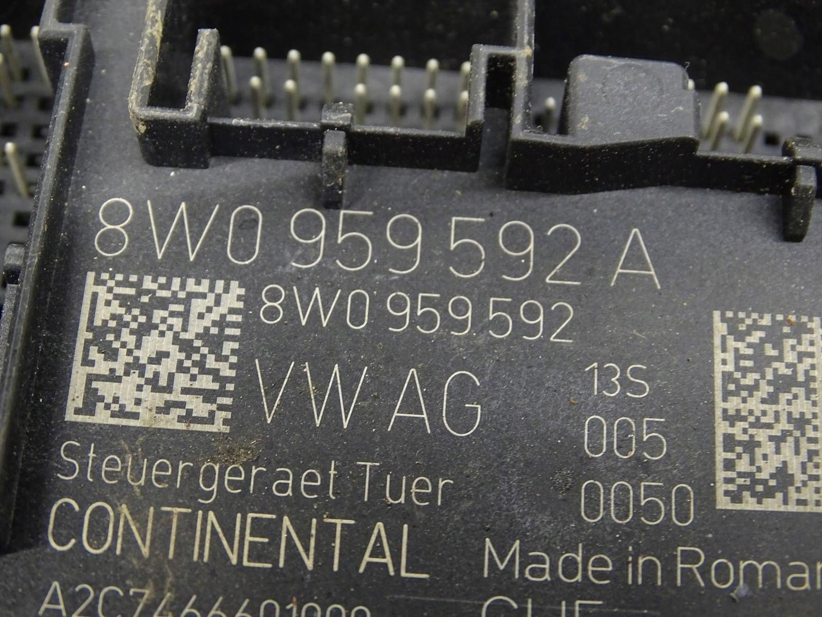 module control unit door right front AUDI A4 B9 8W 8W0959592A