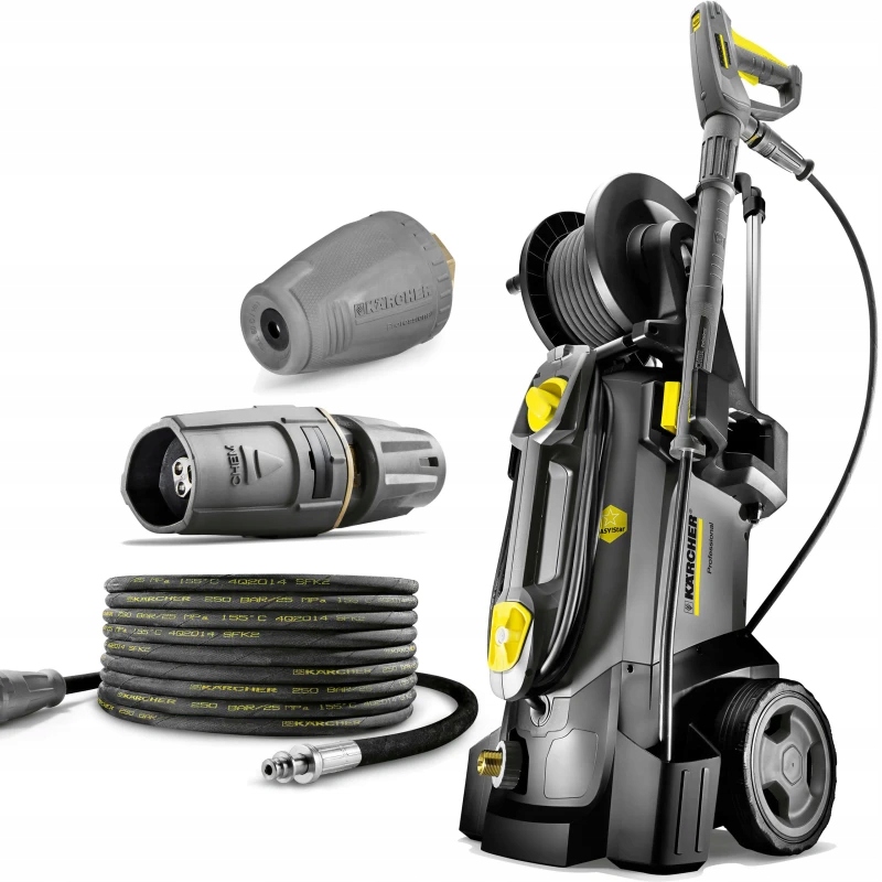 Profesjonalna Myjka Ciśnieniowa Karcher Hd 5/17 CX Plus Bęben Zestaw Dysz