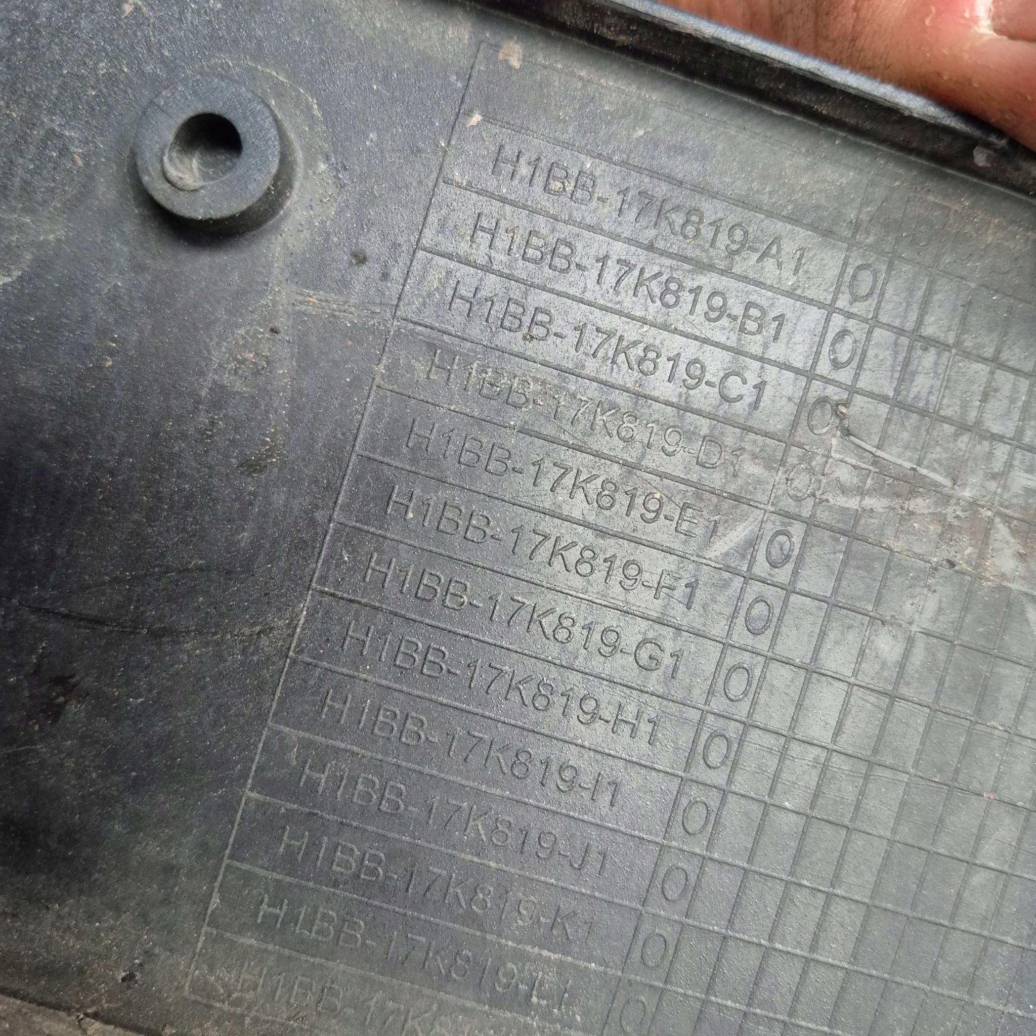FORD FIESTA MK8 17- bumper front front without DZIUR H1BB-17K819-A