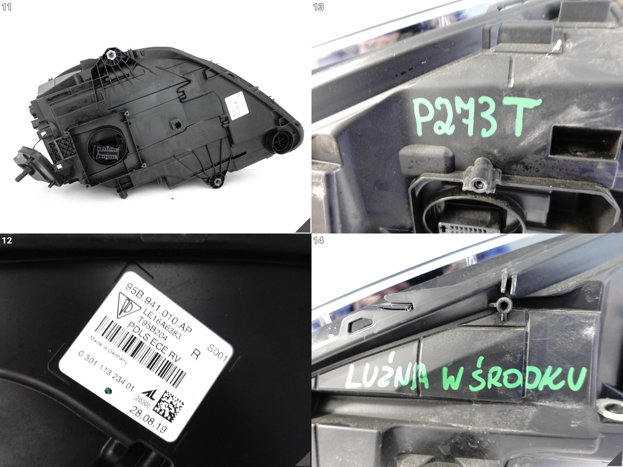 PORSCHE MACAN 95B LIFT 18- PDLS FULL LED light right front EUROPA