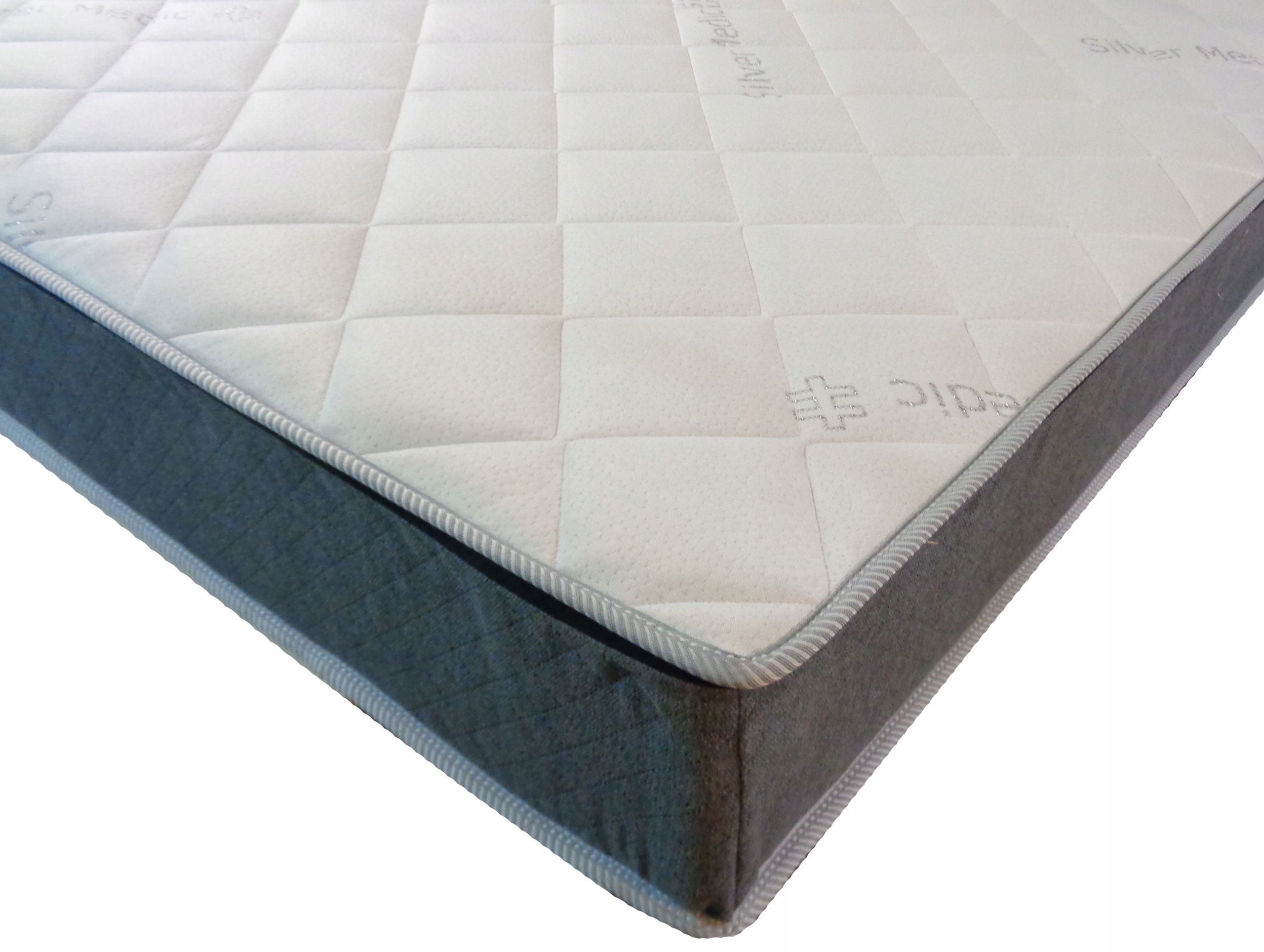 POKROWIEC NA MATERAC 120X200 PIKOWANY SZARY BOK Marka ePosciele