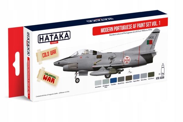 Hataka AS56 Modern Portuguese Af paint set vol. 1