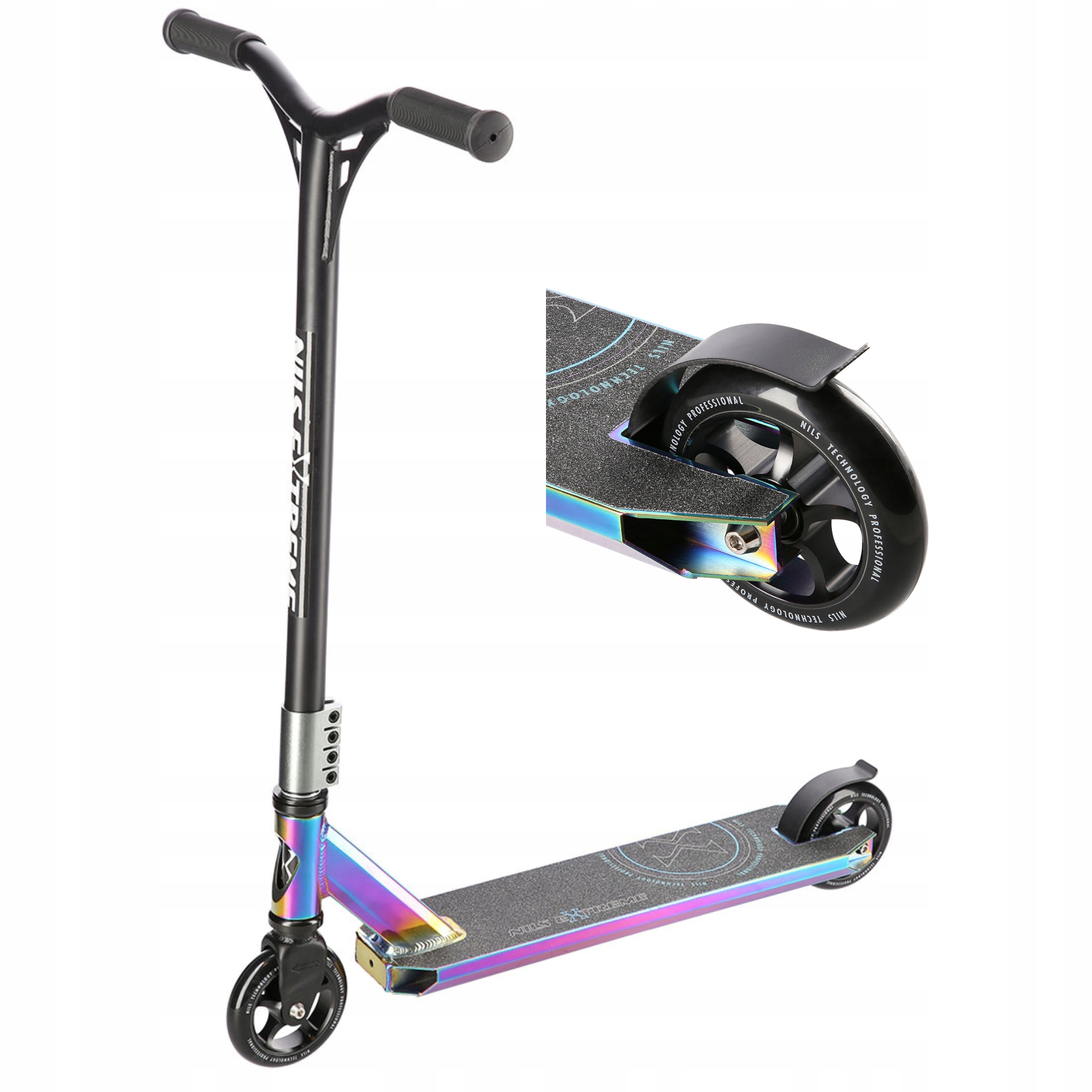 Hulajnoga Wyczynowa Freestyle Stunt Triki Skoki Skatepark Nils Extreme