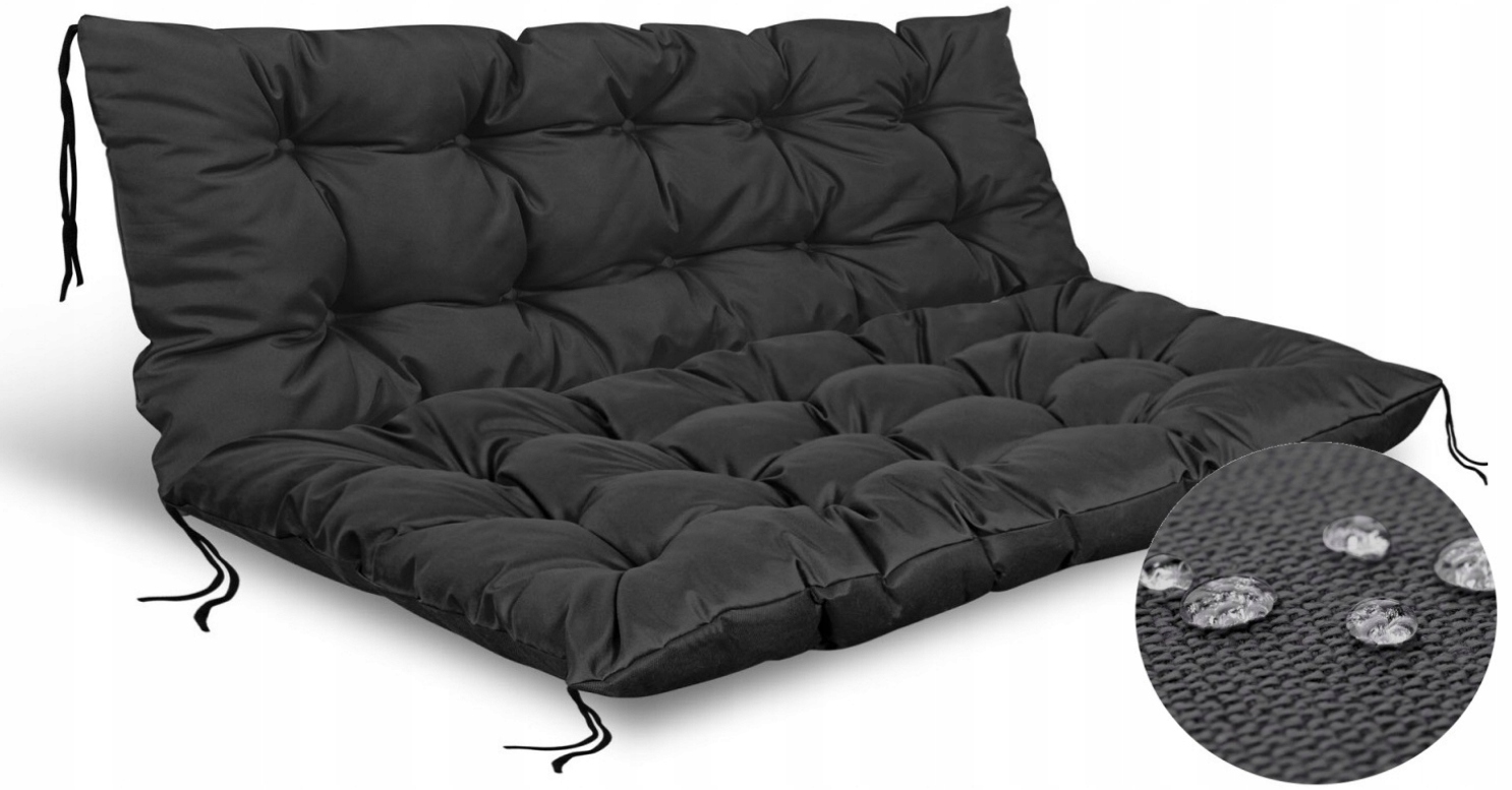 Poduszka Na Ławkę Ogrodową Huśtawkę Leżak Taras Fotel 120x80cm Wodoodporna