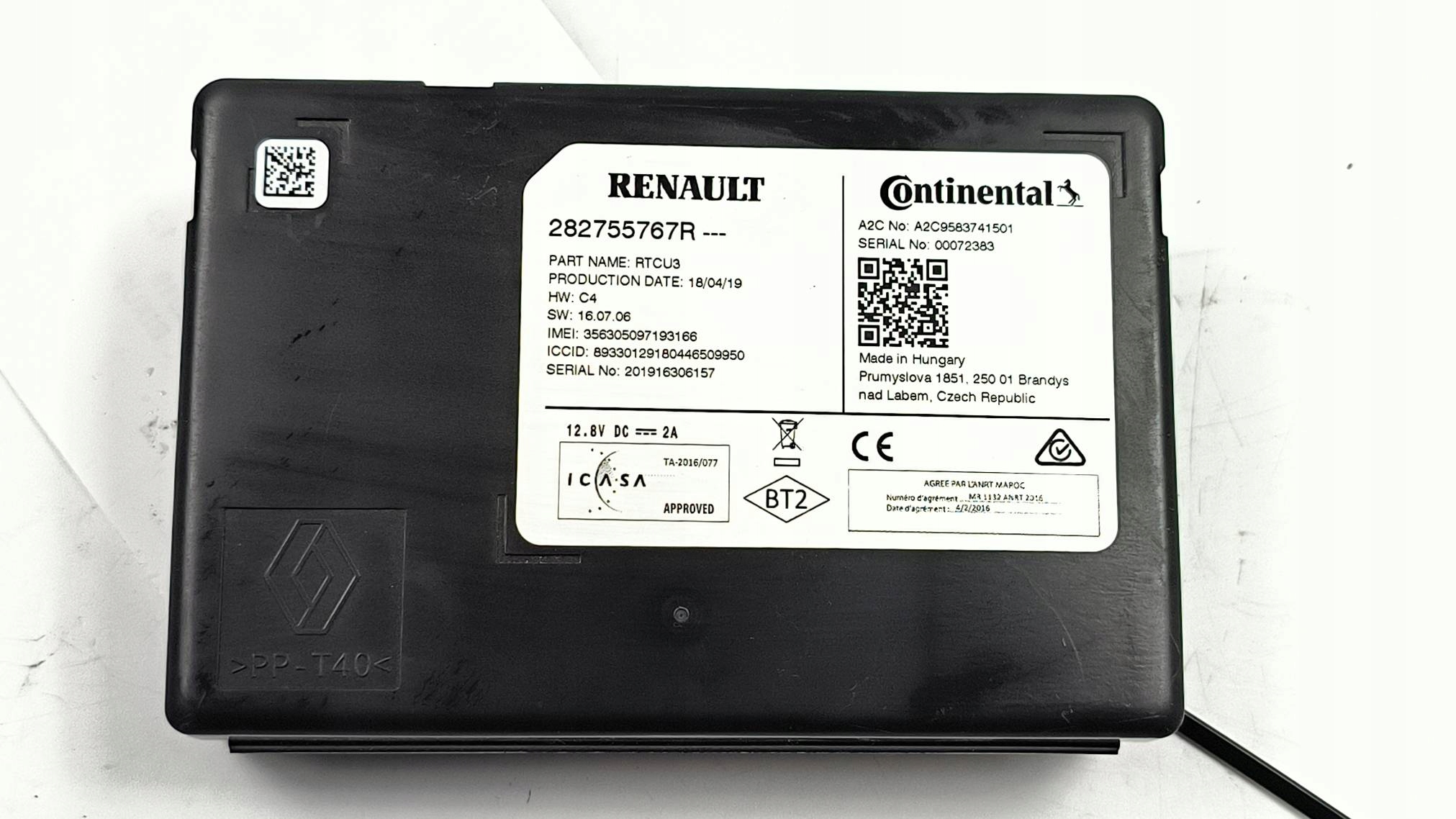 Module Navigation 282755767R RENAULT GRAND SCENIC IV